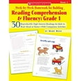 thumbnail image 1 of Pre-Owned Week-By-Week Homework for Building Reading Comprehension & Fluency: Grade 1: 30 Reproducible High-Interest Readings for Kids to Read Aloud at Home--Wi (Paperback) 0439616565 9780439616560, 1 of 1
