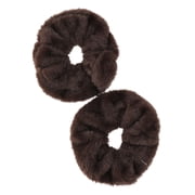 Weekend Academy Girls Fluffy Scrunchies Set, 2-Piece