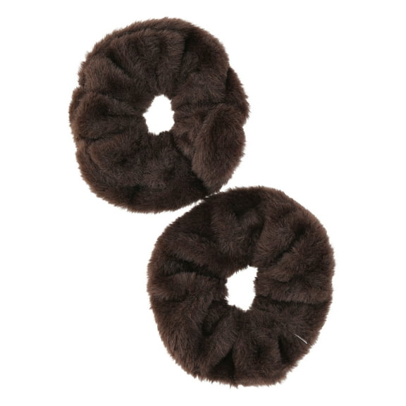Weekend Academy Girls Fluffy Scrunchies Set, 2-Piece