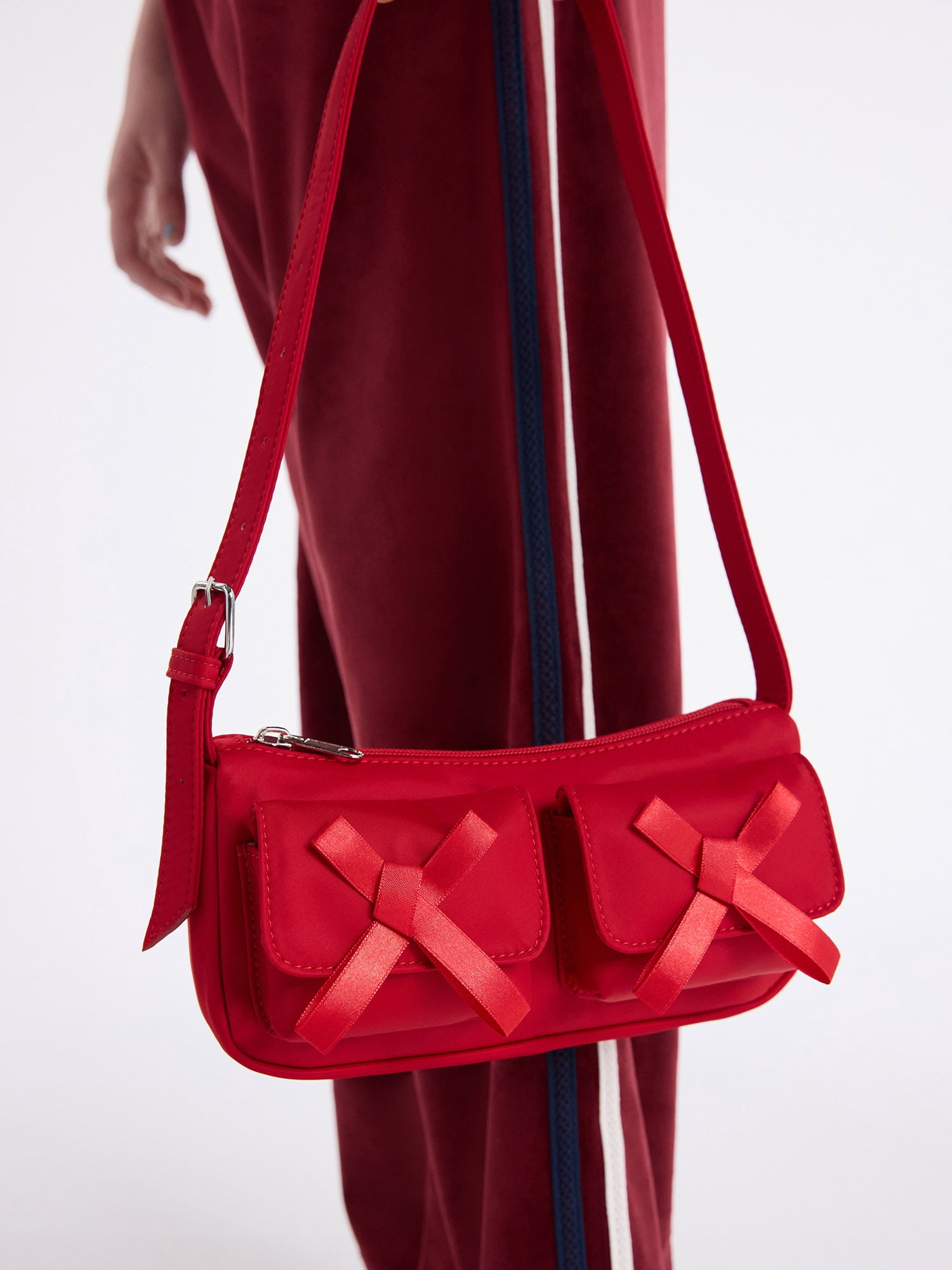 Weekend Academy Girls Bow Pocket Handbag
