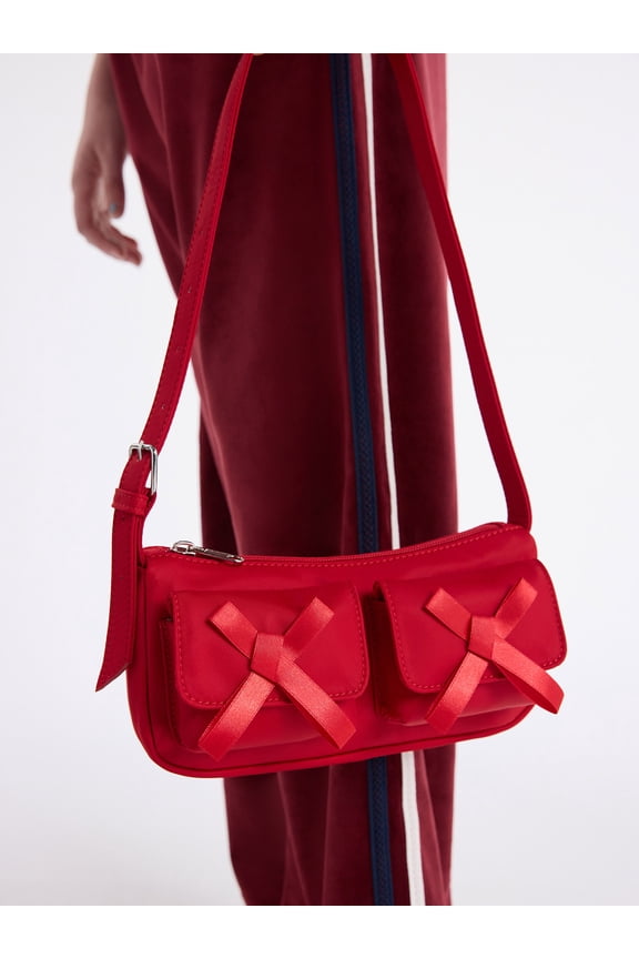 Girls Bow Pocket Handbag