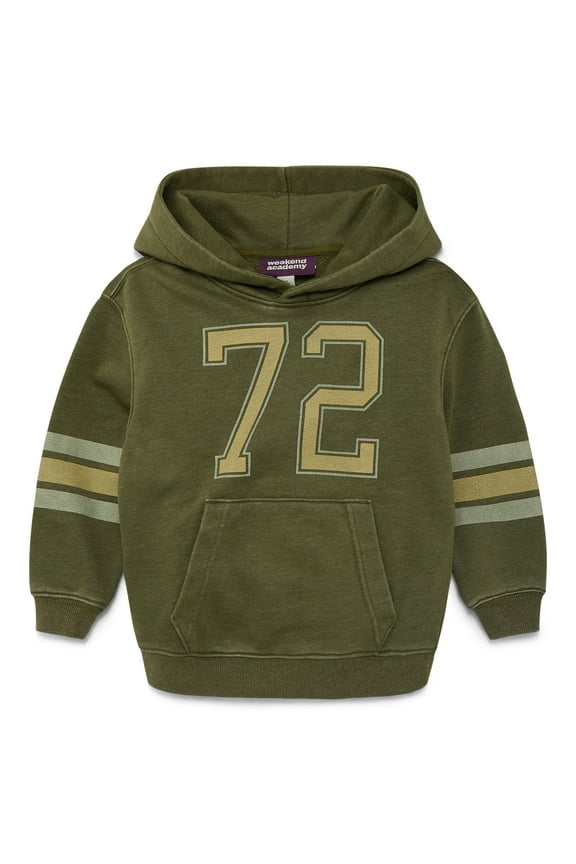 Boys Fleece Varsity Hoodie, Sizes 4-18