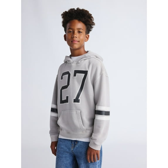 Weekend Academy Boys Fleece Varsity Hoodie, Sizes 4-18