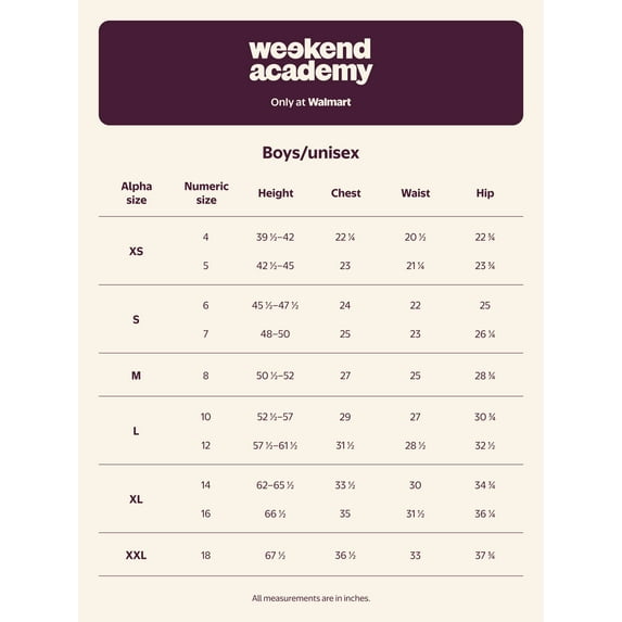 Weekend Academy Boys Fleece Varsity Hoodie, Sizes 4-18