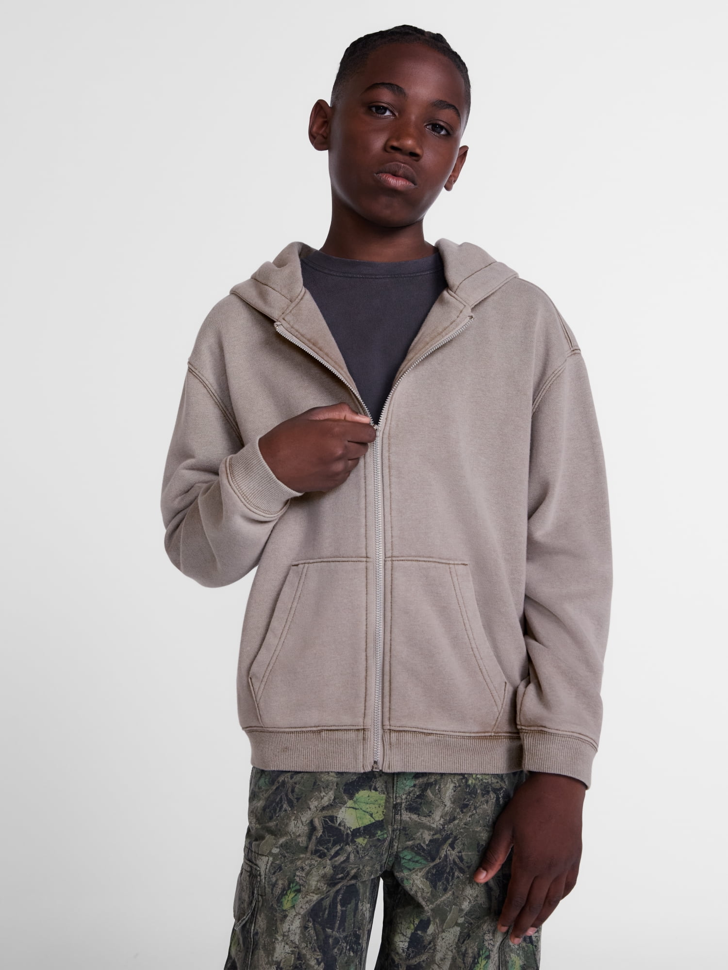 Weekend Academy Boys Full Zip Hoodie, Sizes 4-18