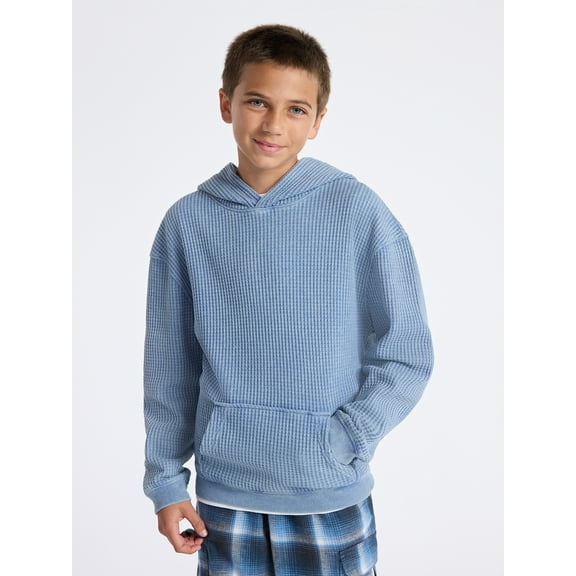 Weekend Academy Boys Hooded Thermal Top, Sizes 4-18