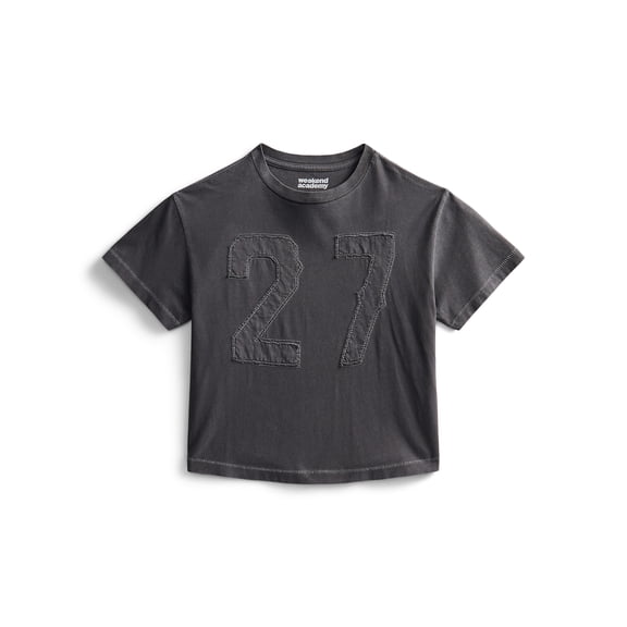 Weekend Academy Boys Varsity Tee with Short Sleeves, Sizes 4-18