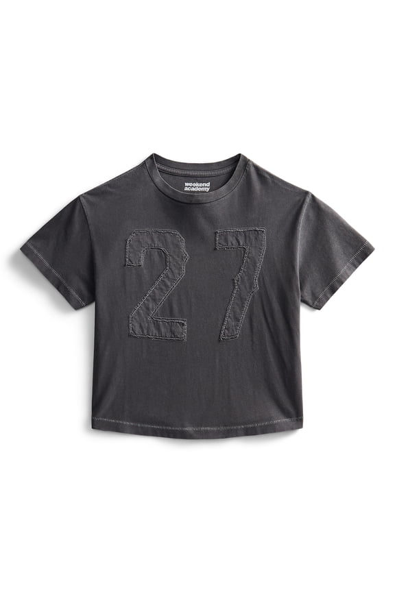Boys Varsity Tee with Short Sleeves, Sizes 4-18