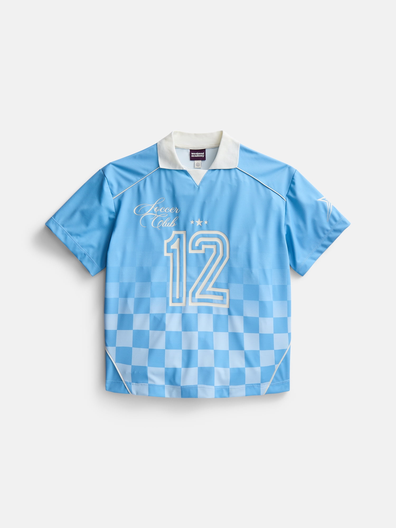 Weekend Academy Boys Soccer Jersey with Short Sleeves, Sizes 4-18
