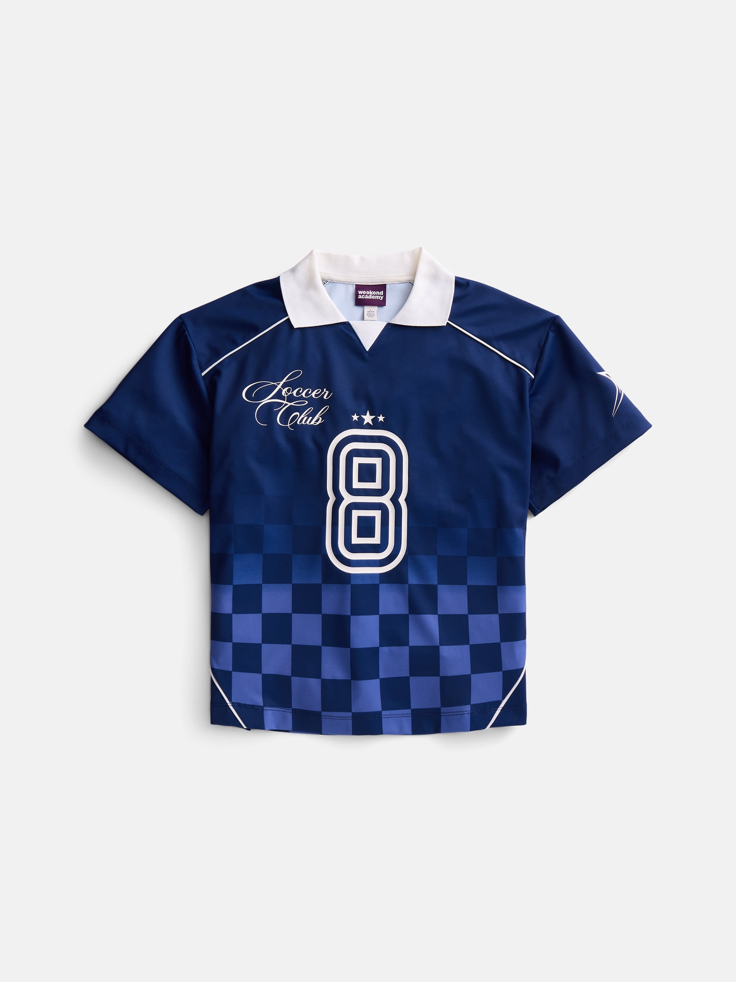 Weekend Academy Boys Soccer Jersey with Short Sleeves, Sizes 4-18