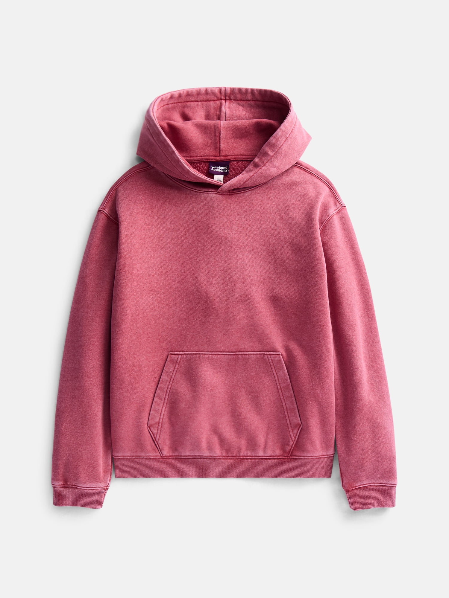 Weekend Academy Boys Garment Washed Fleece Hoodie, Sizes 4-18