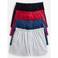 thumbnail image 1 of Weekend Academy Boys Cotton Blend Stretch Jersey Knit Boxers, 4-Pack, S-XL, 1 of 5