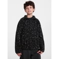 thumbnail image 1 of Weekend Academy Boys Faux Shearling Full Zip Mock Neck Jacket, Sizes 4-18, 1 of 5
