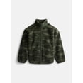 thumbnail image 1 of Weekend Academy Boys Faux Shearling Full Zip Mock Neck Jacket, Sizes 4-18, 1 of 3