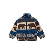 Weekend Academy Boys Faux Shearling Full Zip Jacket, Sizes 4-18