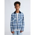 thumbnail image 1 of Weekend Academy Boys Flannel Full Zip Shacket, Sizes 4-18, 1 of 11