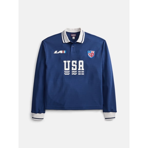 Weekend Academy Boys Soccer Jersey with Long Sleeves, Sizes 4-18