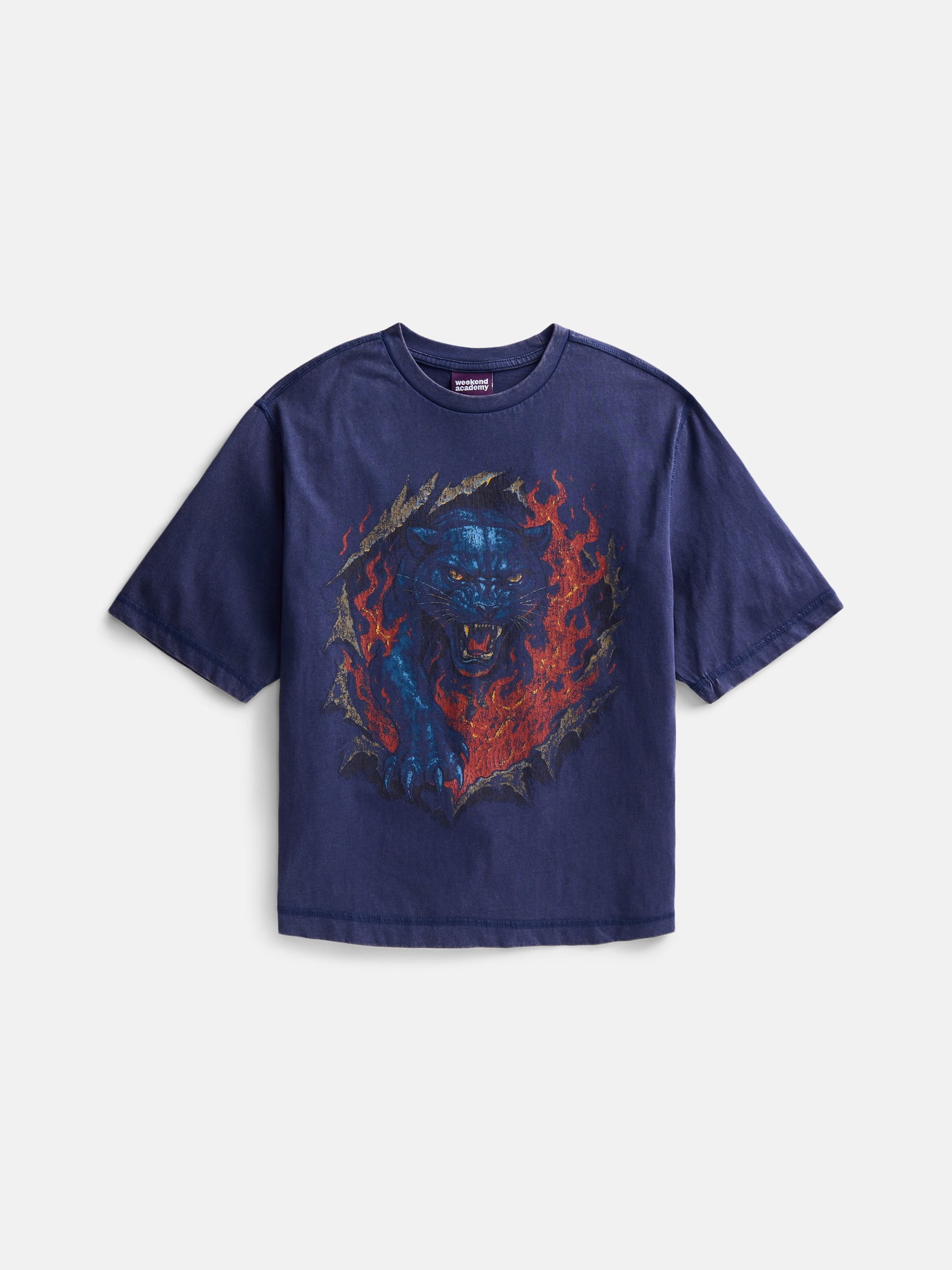 Weekend Academy Boys Garment Washed Graphic Tee 4-18