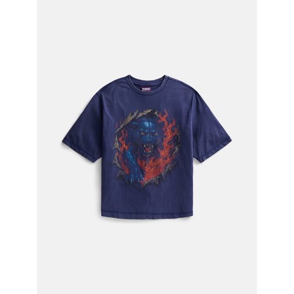 Weekend Academy Boys Garment Washed Graphic Tee 4-18