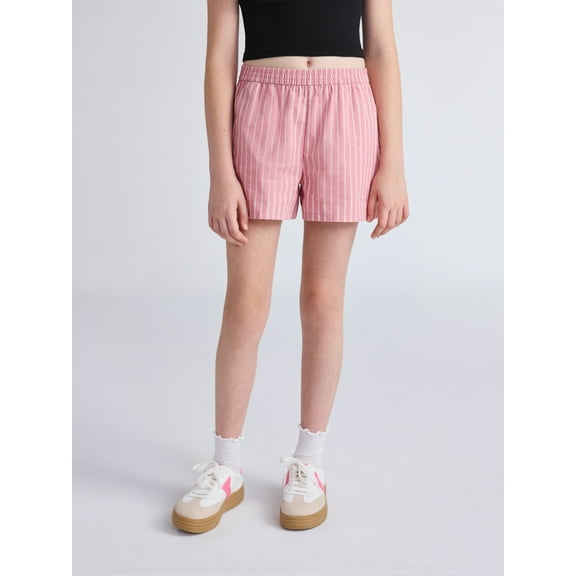 Weekend Academy Girls Pull-On Cotton Boxer Shorts, Sizes 4-18