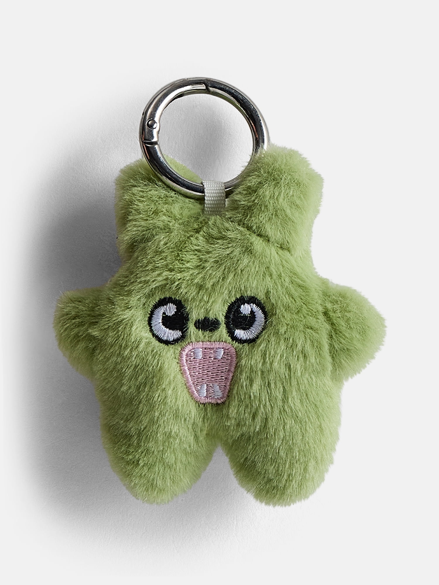 Weekend Academy Girls Bag Charm, Green Monster