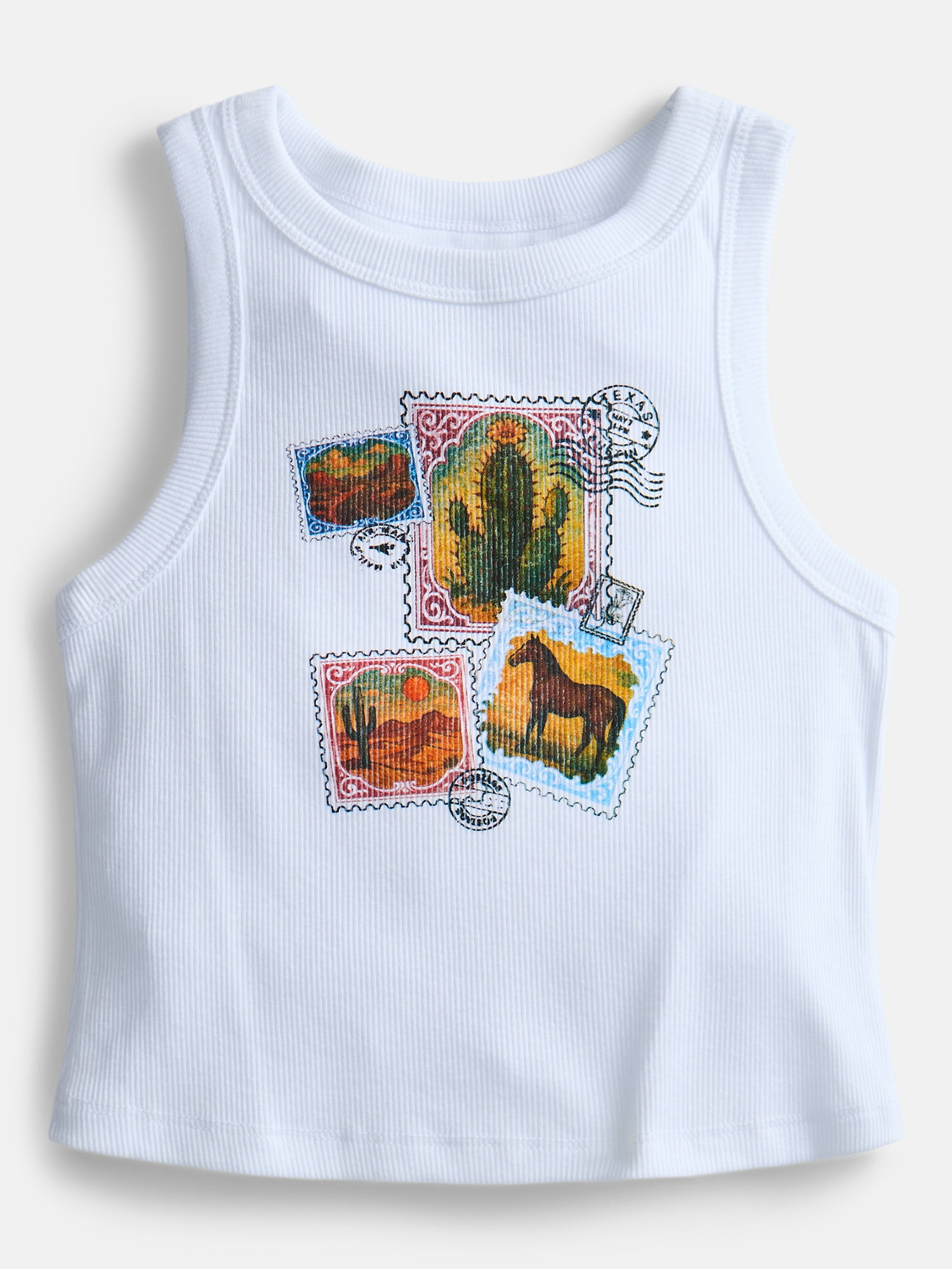 Weekend Academy Girls Graphic Tank Top, Sizes 4-18