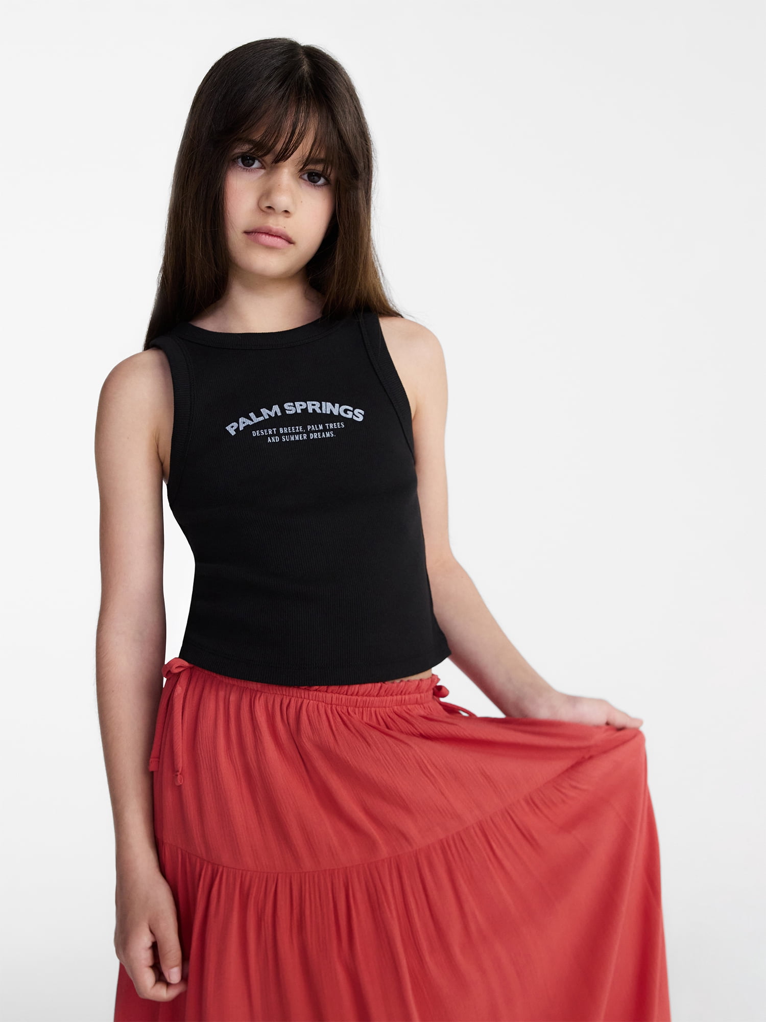 Weekend Academy Girls Graphic Tank Top, Sizes 4-18