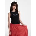 thumbnail image 1 of Weekend Academy Girls Graphic Tank Top, Sizes 4-18, 1 of 5