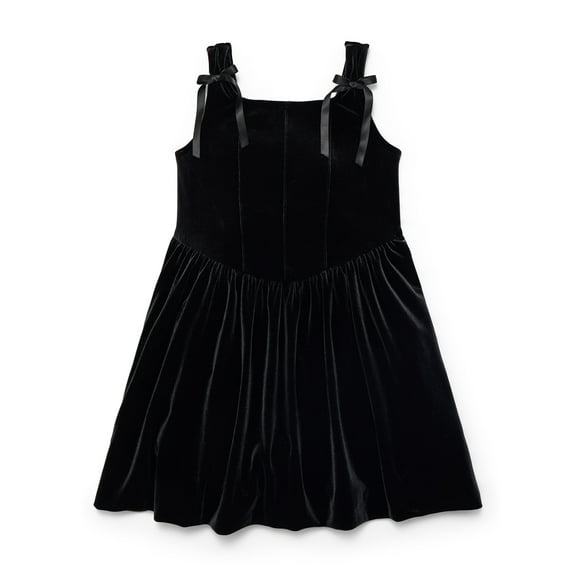 Weekend Academy Girls Sleeveless Velour Corset Dress, Sizes 4-18