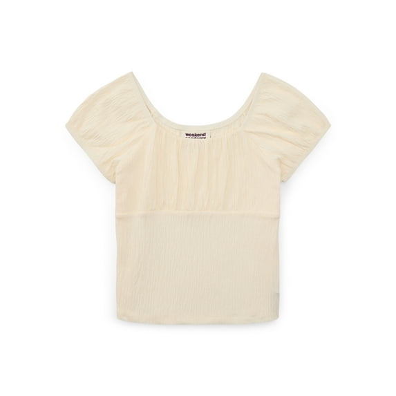 Weekend Academy Girls Cap Sleeve Top, Sizes 4-18
