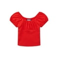 thumbnail image 1 of Weekend Academy Girls Cap Sleeve Top, Sizes 4-18, 1 of 3