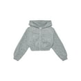 thumbnail image 1 of Weekend Academy Girls Cozy Full Zip Hoodie, Sizes 4-18, 1 of 3