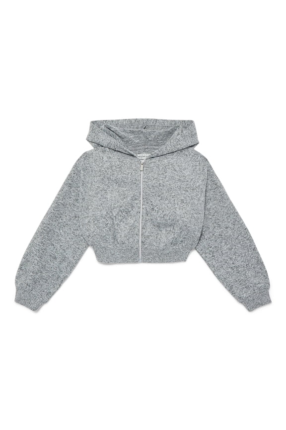 Girls Cozy Full Zip Hoodie, Sizes 4-18