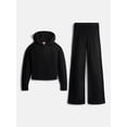 thumbnail image 1 of Weekend Academy Girls Ribbed Knit Hoodie and Pants Set, 2 Piece, Sizes 4-18, 1 of 3