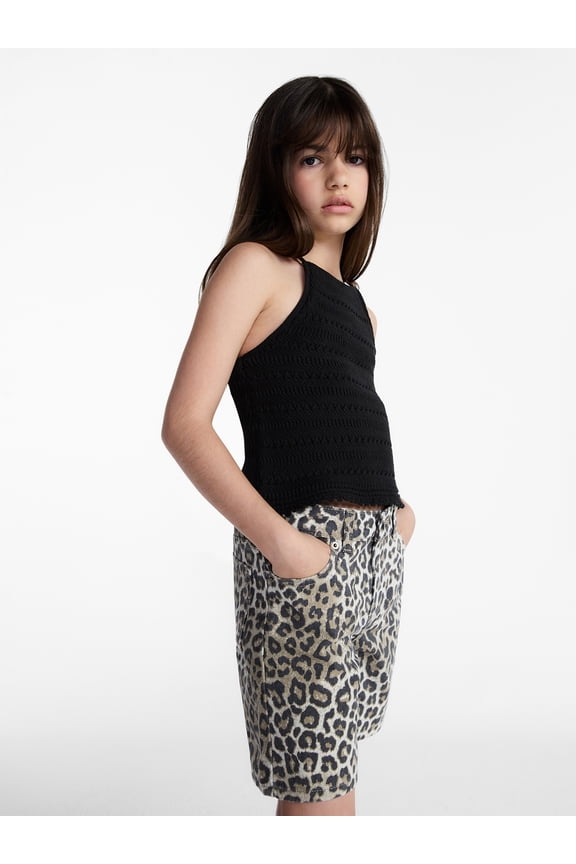 Girls Crochet Halter Top, Sizes 4-18