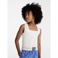 thumbnail image 1 of Weekend Academy Girls Crochet Tie Front Vest, Sizes 4-18, 1 of 5