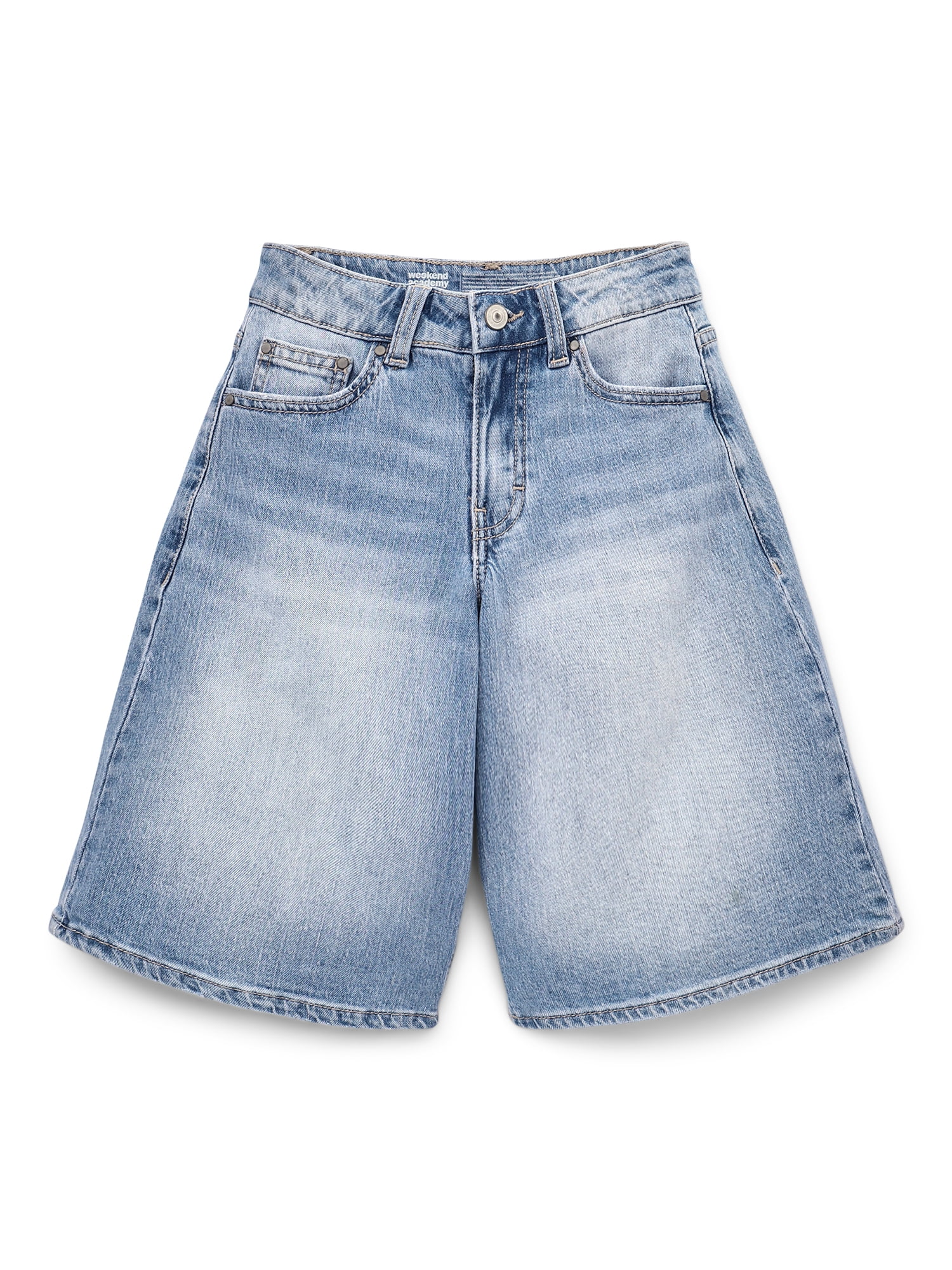 Weekend Academy Girls Bermuda Denim Shorts, Sizes 5-18