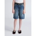 thumbnail image 1 of Weekend Academy Girls Bermuda Denim Shorts, Sizes 5-18, 1 of 8