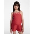 thumbnail image 1 of Weekend Academy Girls Embroidered Cotton Handkerchief Tank Top, Sizes 4-18, 1 of 5