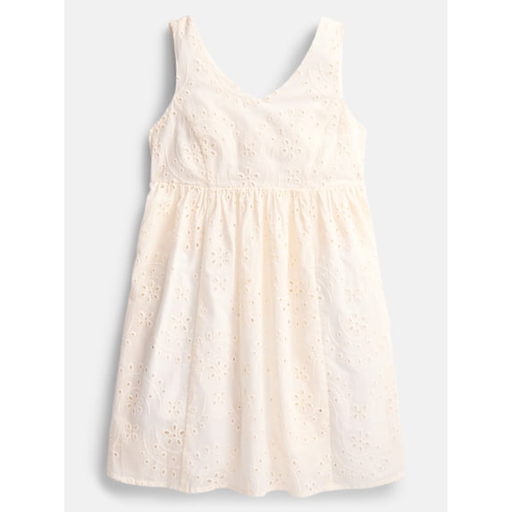 Weekend Academy Girls Sleeveless Eyelet Dress, Sizes 4-18