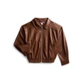 thumbnail image 1 of Weekend Academy Girls Faux Leather Jacket, Sizes 4-18, 1 of 3