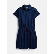 Weekend Academy Girls French Terry Pleated Polo Dress, Sizes 4-18