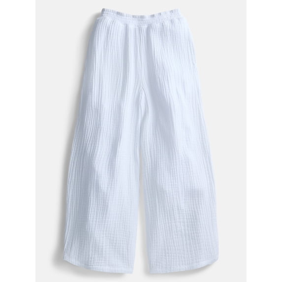 Weekend Academy Girls Cotton Gauze Coverup Pants, Sizes 4-18