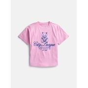 Weekend Academy Girls Oversized Graphic Tee, Sizes 4-18