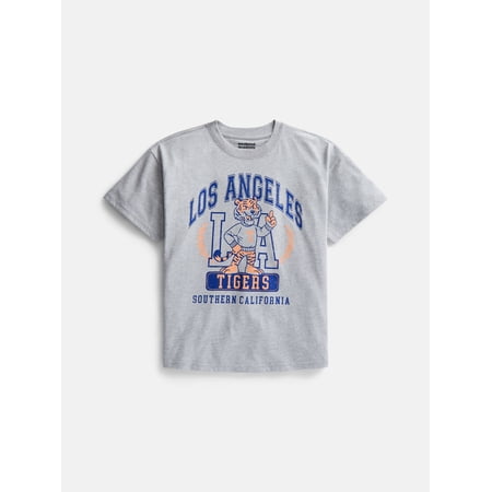 Weekend Academy Girls Oversized Graphic Tee, Sizes 4-18
