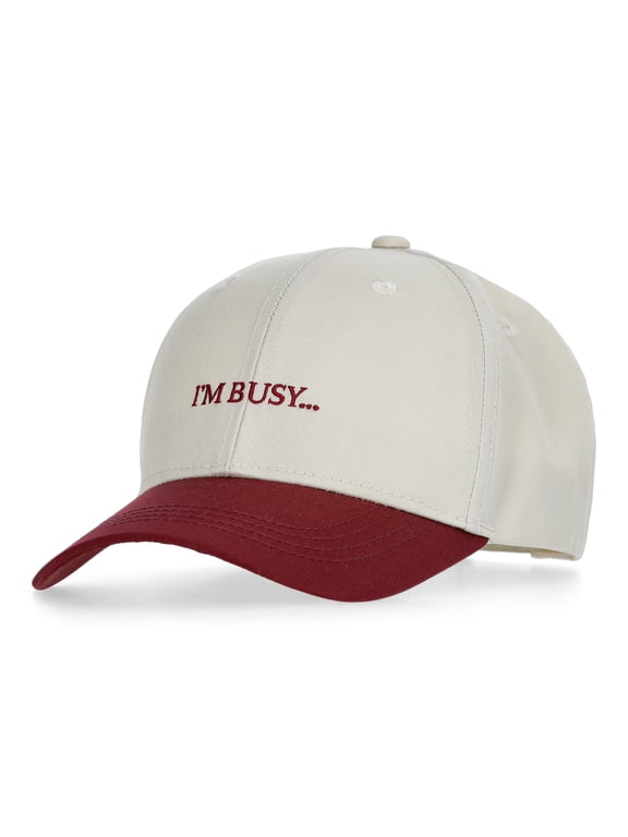 Girls I'm Busy Hat, Ivory