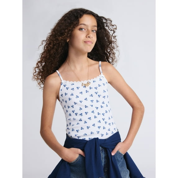 Weekend Academy Girls Knit Cami Tank Top, Sizes 4-18