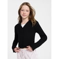 thumbnail image 1 of Weekend Academy Girls Lace Trimmed Cardigan, Sizes 4-18, 1 of 5