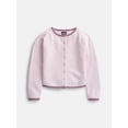 thumbnail image 1 of Weekend Academy Girls Button Front Cardigan with Long Sleeves, Sizes 4-18, 1 of 3