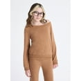 thumbnail image 1 of Weekend Academy Girls Hacci Knit Top with Long Sleeves, Size 4-18, 1 of 4